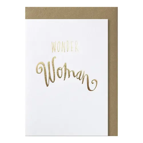 Wonder Woman greeting card 