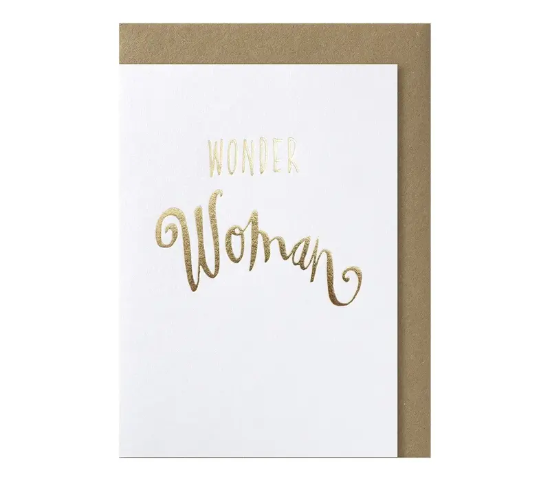 Wonder Woman greeting card