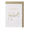 Papette Carte de vœux Van hartjes proficiat