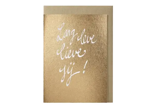 Papette Carte de vœux Lang leve lieve jij