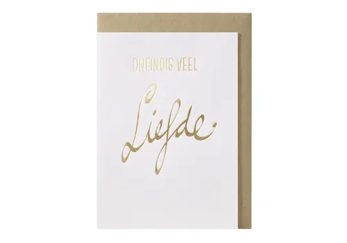 Papette Carte de vœux Oneindig veel liefde