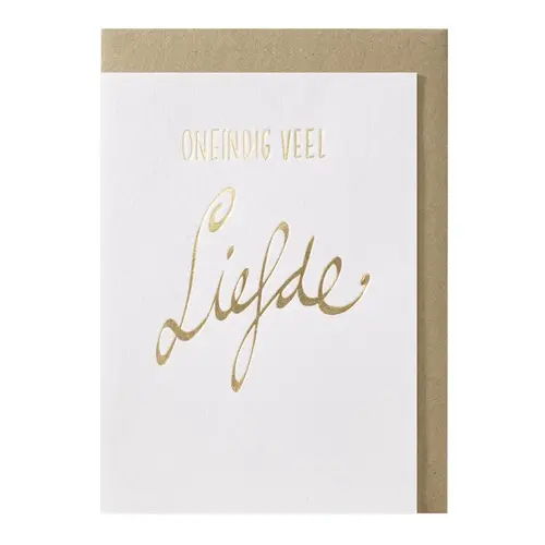 Oneindig veel liefde Grußkarte 