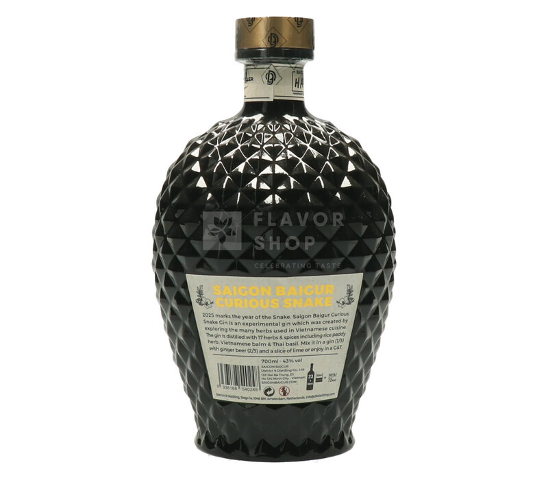 Saigon Baigur Curious Snake Gin 70 cl