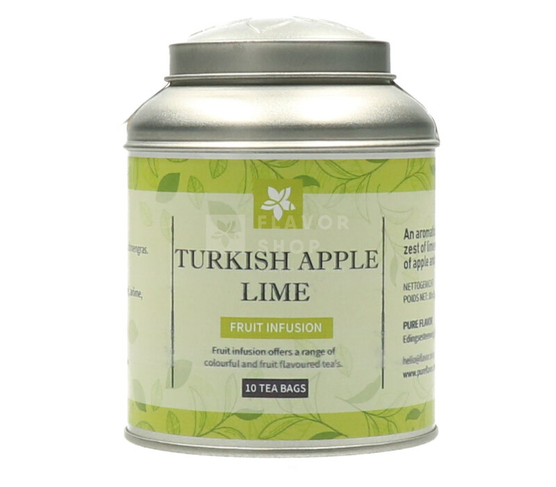 Turkish Apple Lime theebuiltjes in blik - 10 stuks