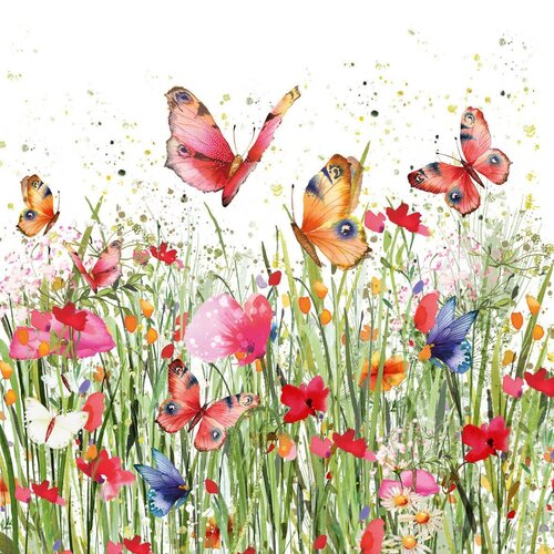Servietten Flowerfield 33x33 cm 