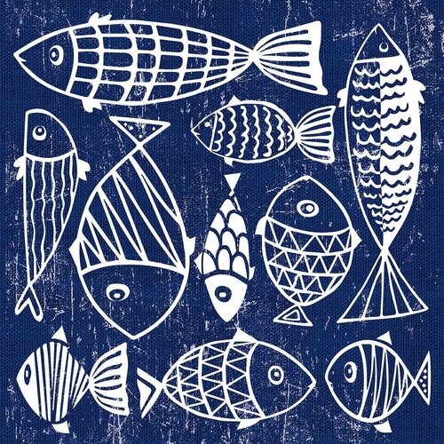 Servietten La Mer 33x33 cm 