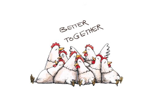 PPD Serviettes Better Together 33x33 cm
