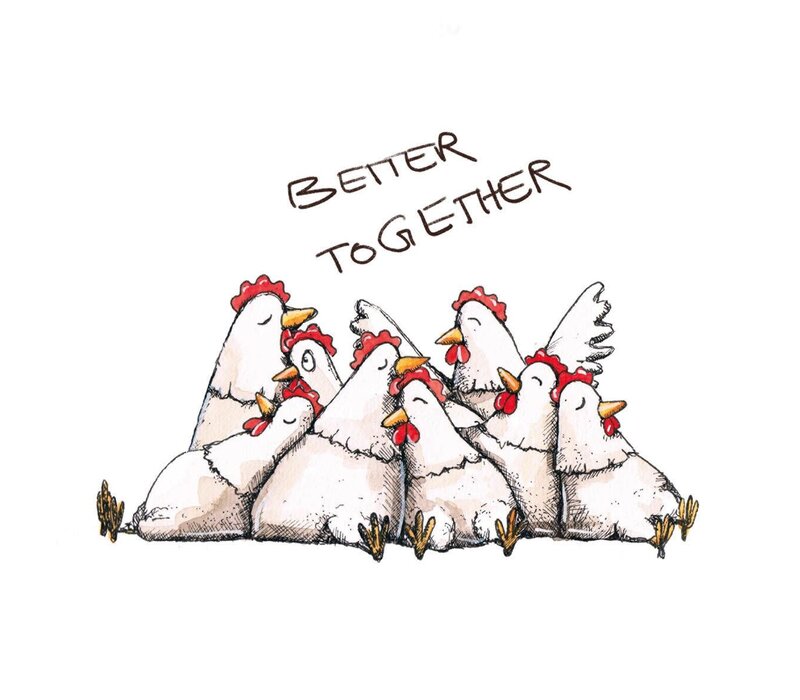 Servietten Better Together 33x33 cm