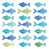 PPD Servietten Aquarell Fische 33x33 cm
