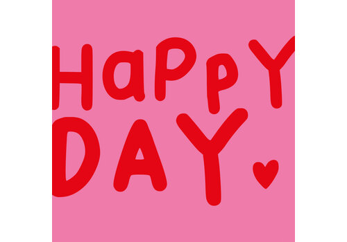 PPD Serviettes Happy Heart 33x33 cm
