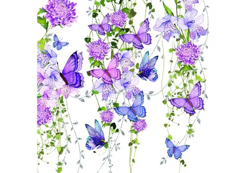 PPD Serviettes Butterfly Splash 33x33 cm