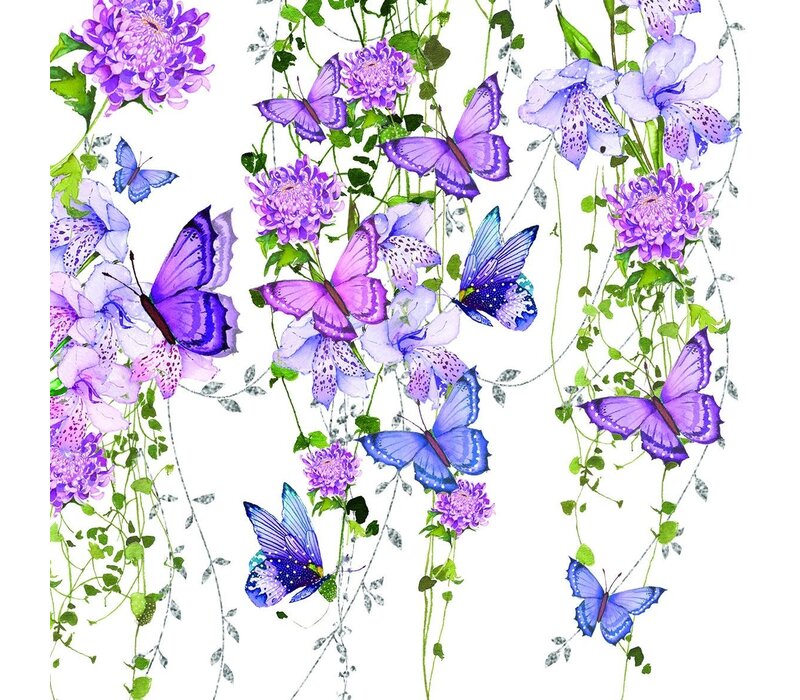 Napkins Butterfly Splash 33x33 cm