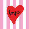 PPD Serviettes Formart Love 33x33 cm