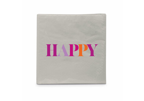 PPD Napkins Happy 25x25 cm