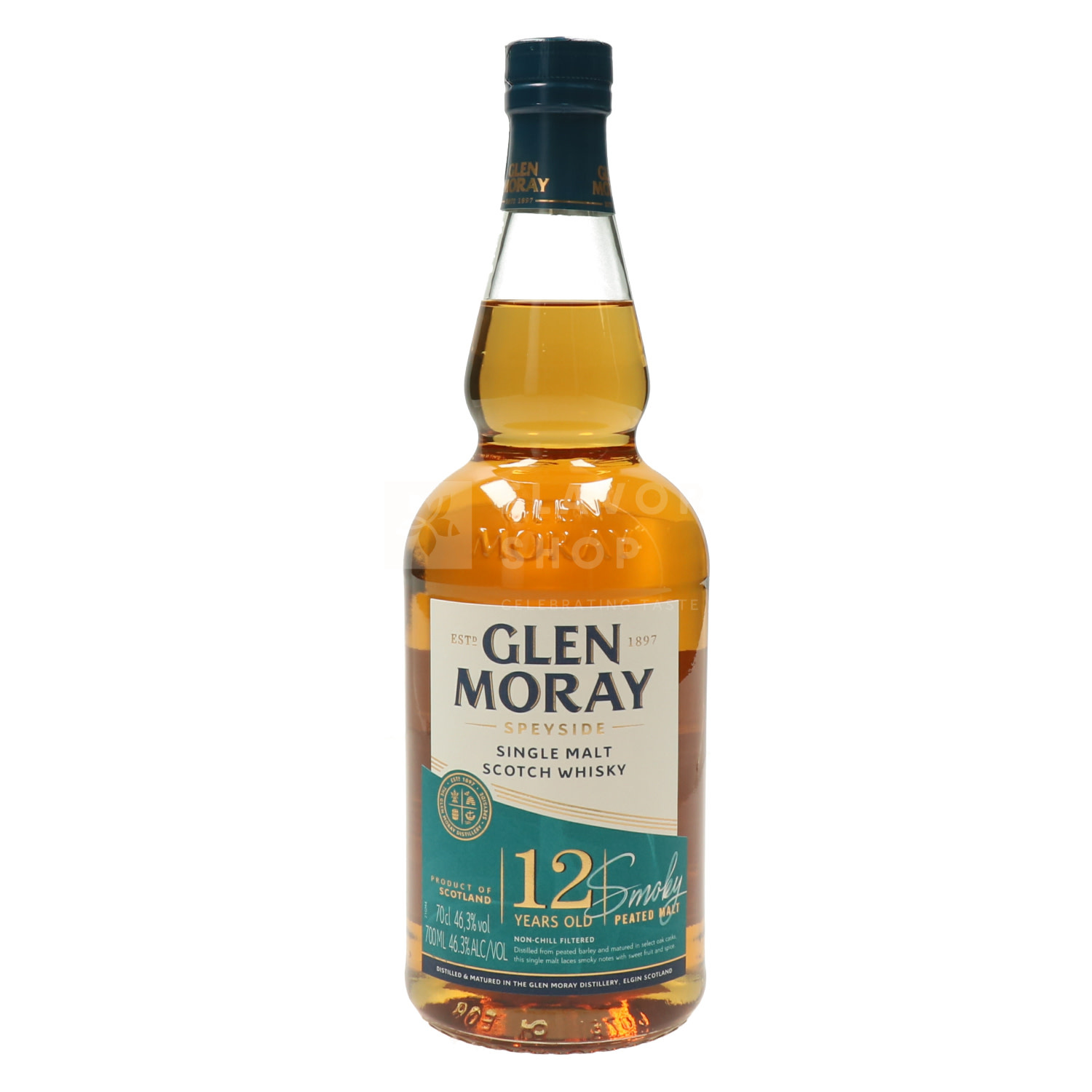 Glen Moray Smoky 12 Years 75 cl - Celebrating TASTE