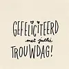 Papette Carte cadeau - Gefeliciteerd met jullie trouwdag!