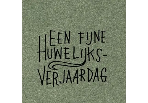 Papette Kadokaartje - Een fijne huwelijksverjaardag