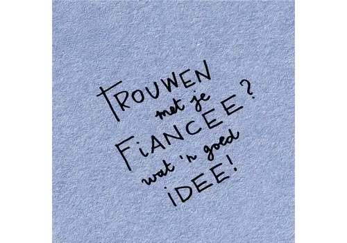 Papette Kadokaartje - Trouwen met je fiancee? Wat 'n goed idee!