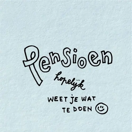 Gift card - Pensioen hopelijk weet je wat te doen 