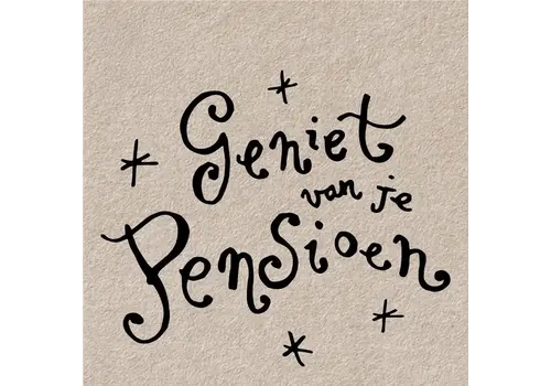 Papette Kadokaartje - Geniet van je pensioen