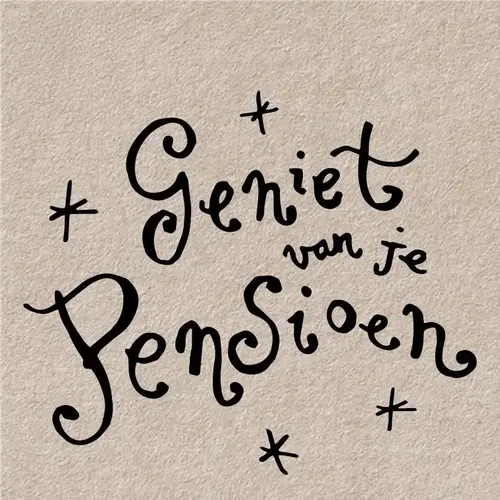 Gift card - Geniet van je pensioen 