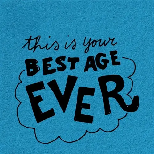 Geschenkkarte - This is your best age ever 