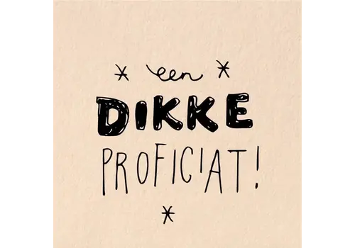 Papette Kadokaartje - Een dikke proficiat