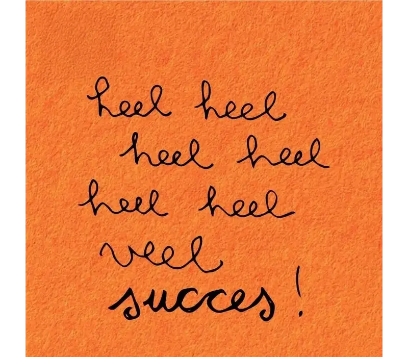 Gift card - Heel heel heel heel veel succes!