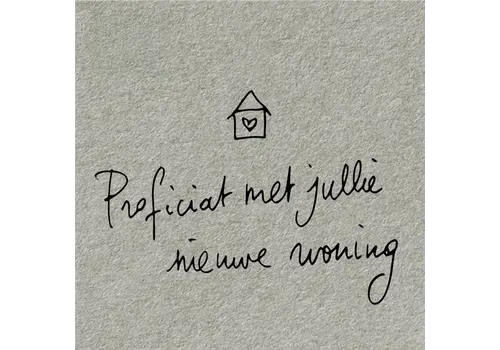Papette Kadokaartje - Proficiat met jullie nieuwe woning