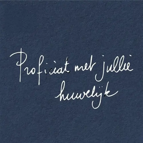 Carte cadeau - Proficiat met jullie huwelijk 