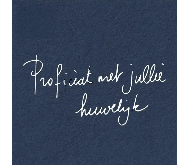 Geschenkkarte - Proficiat met jullie huwelijk