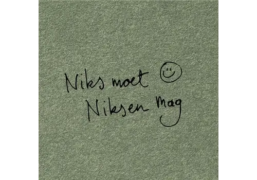 Papette Geschenkkarte – Niks moet, niksen mag