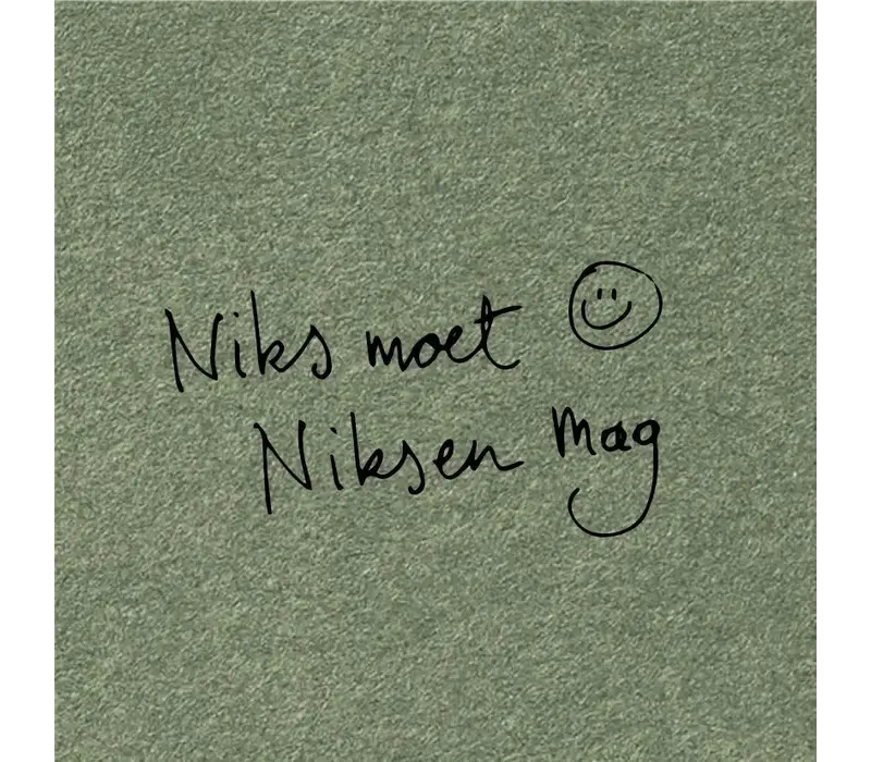 Gift card - Niks moet, niksen mag