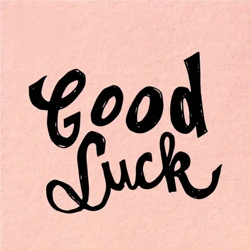 Kadokaartje - Good luck 