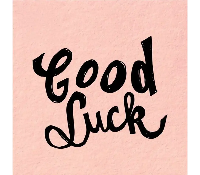 Kadokaartje - Good luck