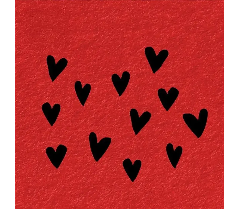 Geschenkkarte - Herzen voll