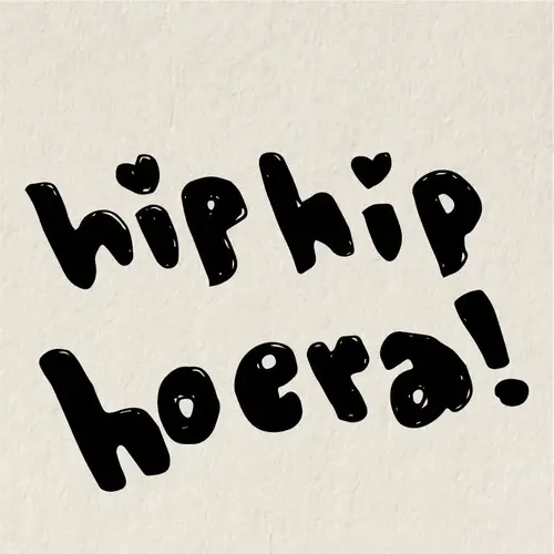 Gift card - Hip hip hoera! 