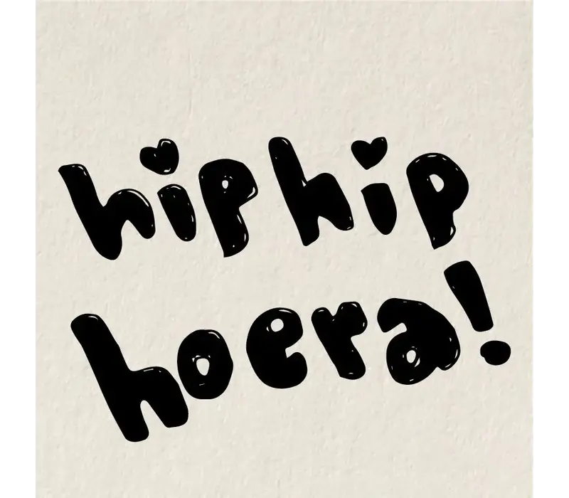 Gift card - Hip hip hoera!