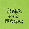 Papette Kadokaartje - Bedankt voor de uitnodiging!