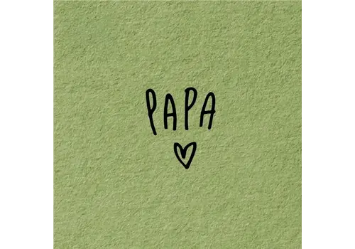 Papette Geschenkkarte - Papa (mit Herz)