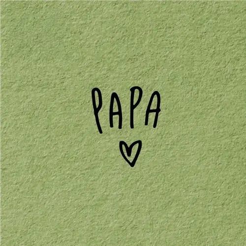 Gift card - Papa (with heart) 