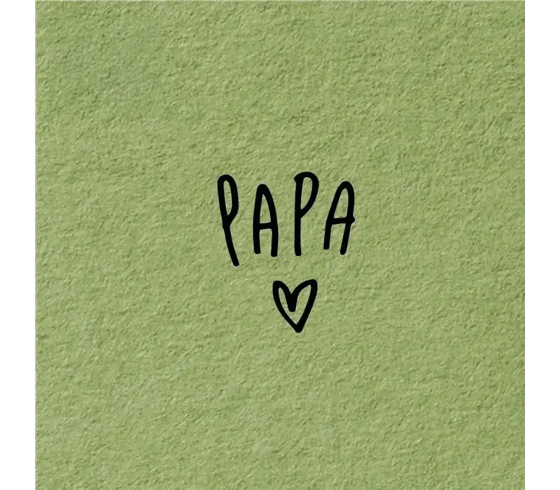 Geschenkkarte - Papa (mit Herz)