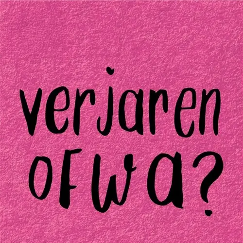 Geschenkkarte - Verjaren of wa? 