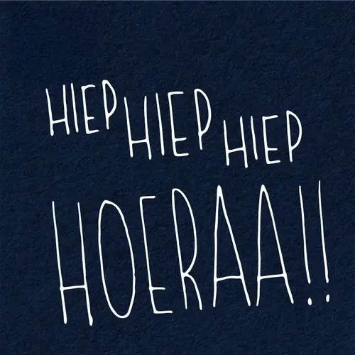 Carte cadeau - Hiep hiep hiep hoeraa!! 