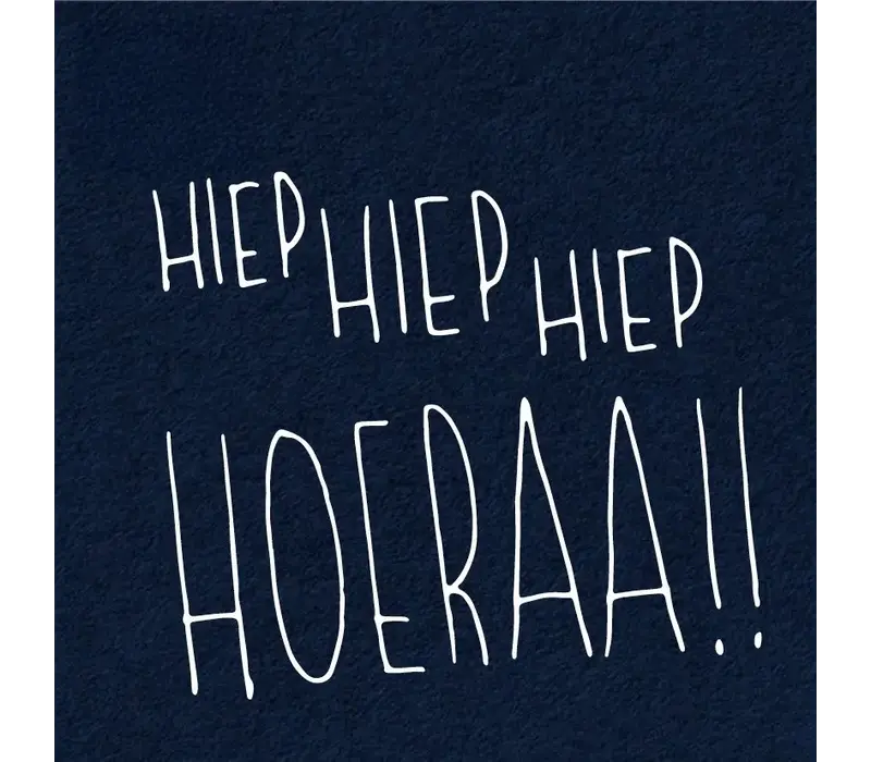 Carte cadeau - Hiep hiep hiep hoeraa!!