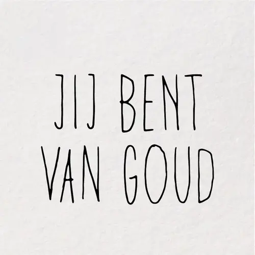 Gift card - Jij bent van goud 