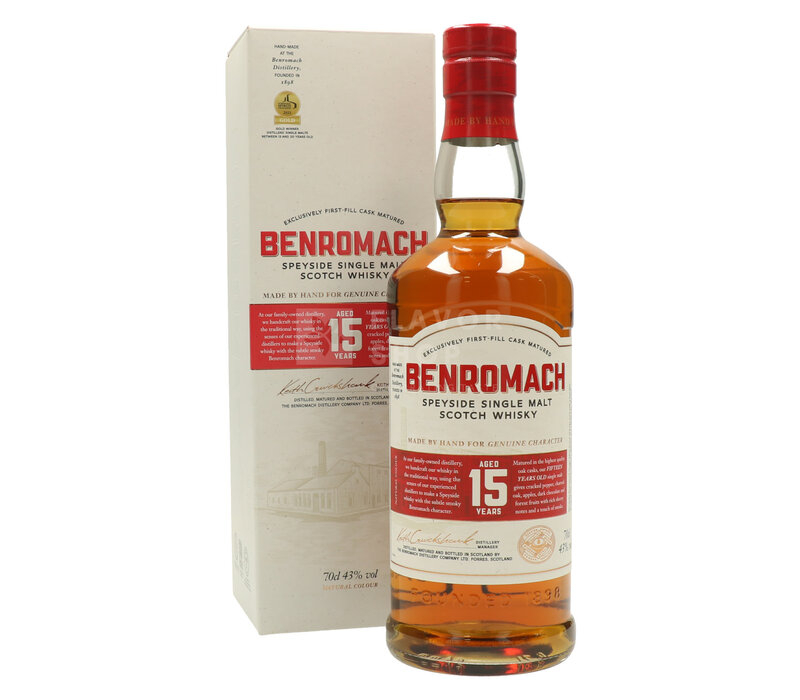 Whisky Benromach 15 ans 70cl
