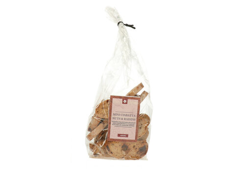 Pure Flavor Mini Ciabatta  met noten en rozijnen 120 g
