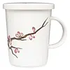 Edo Japan Sakura theetas, porseleinen filter, giftbox
