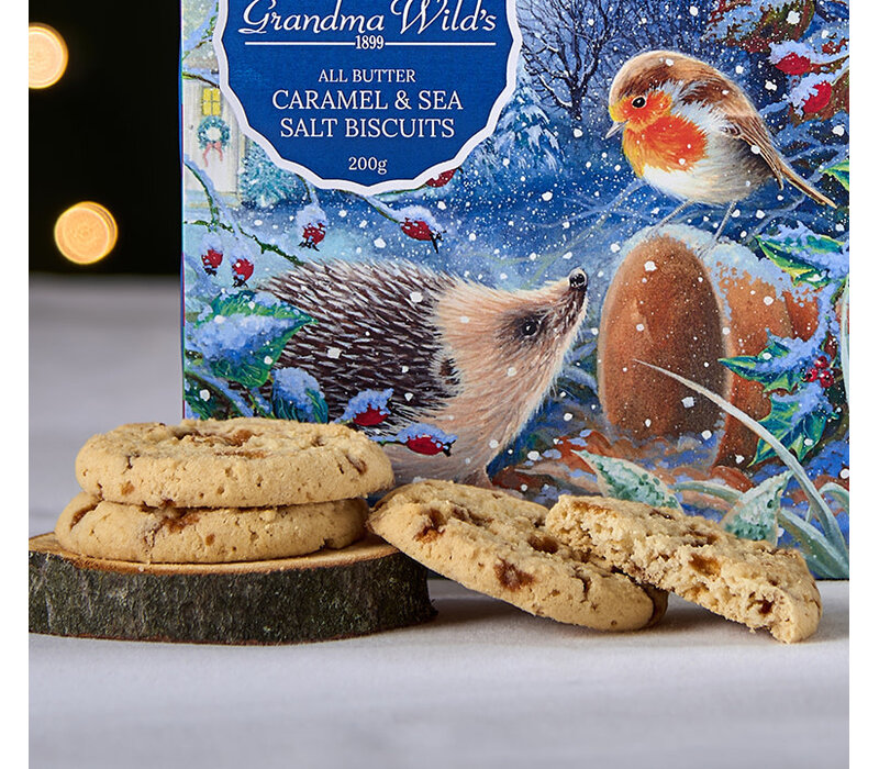 Caramel & Seasalt Biscuits - Hedgehog & Robin 200 g